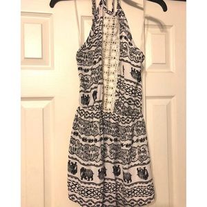 Charlotte Russe backless romper